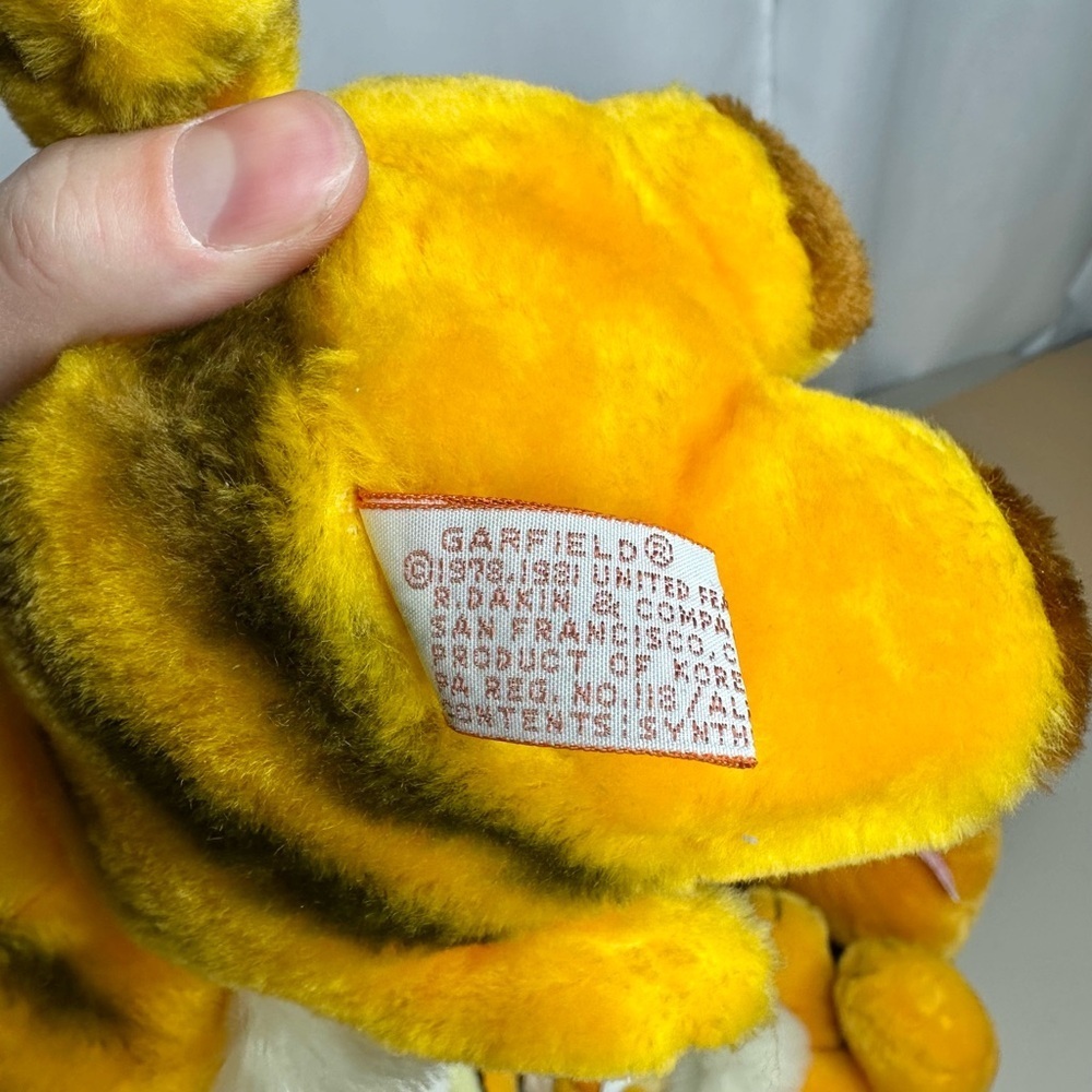 Lot of 8 Vintage Garfield Christmas Plush 1978+ Dakin - Picture 14 of 14